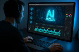 AI Video Tools: Transforming Editing Forever - Engaging image of someone editing a video with futuristic AI visuals