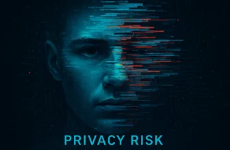 Protect Privacy Against Deepfakes Now! - A futuristic image showing a face morphing digitally, symbolizing privacy risk