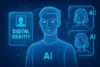 AI Avatars: Transforming Personal Identity - Futuristic concept of digital identity with AI avatars